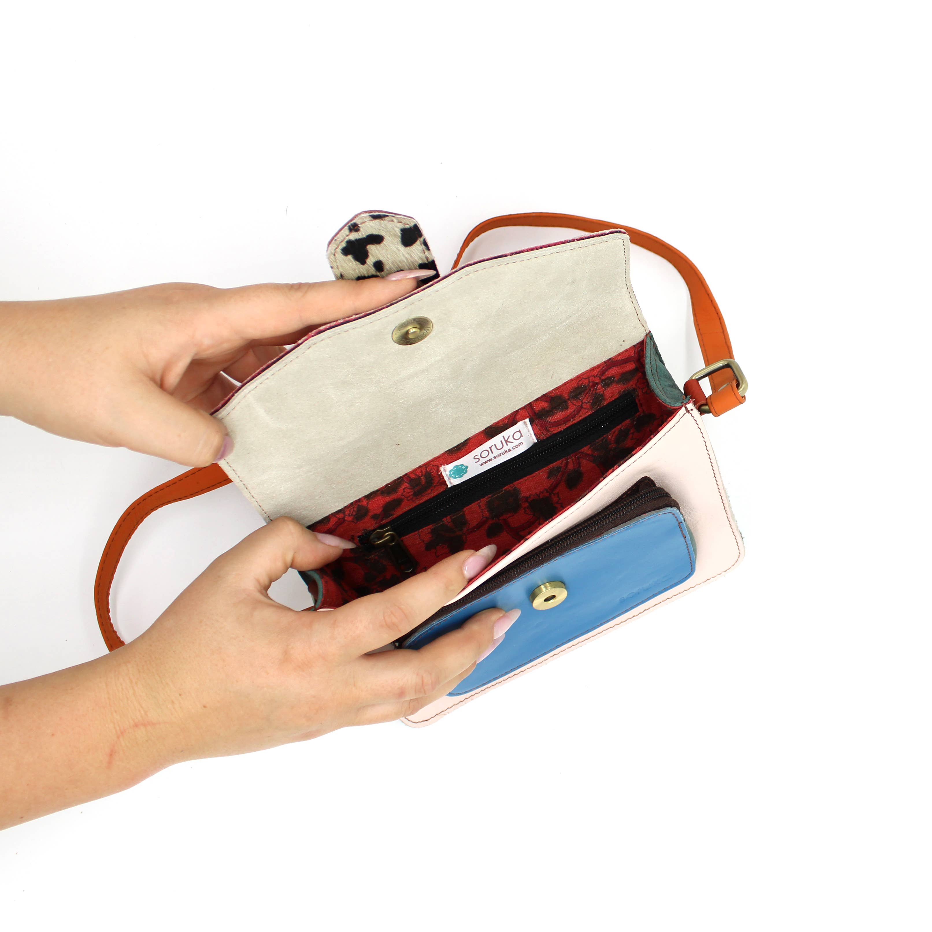 Soruka Grace Reversible Leather Handbag