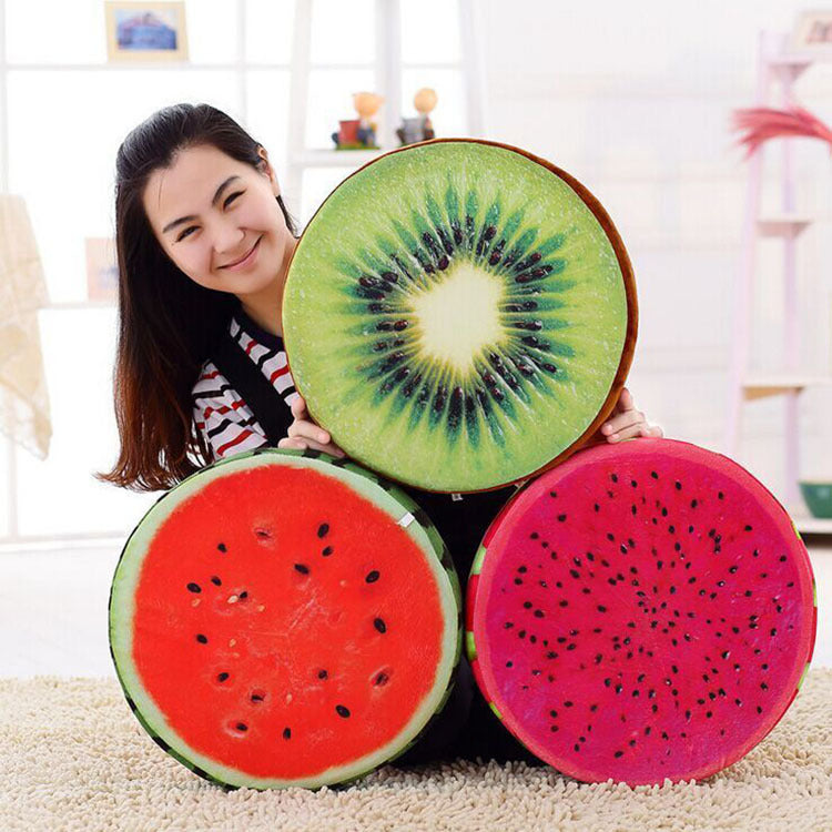 3D Cute Fruit Plush Pillow Abundance Forge