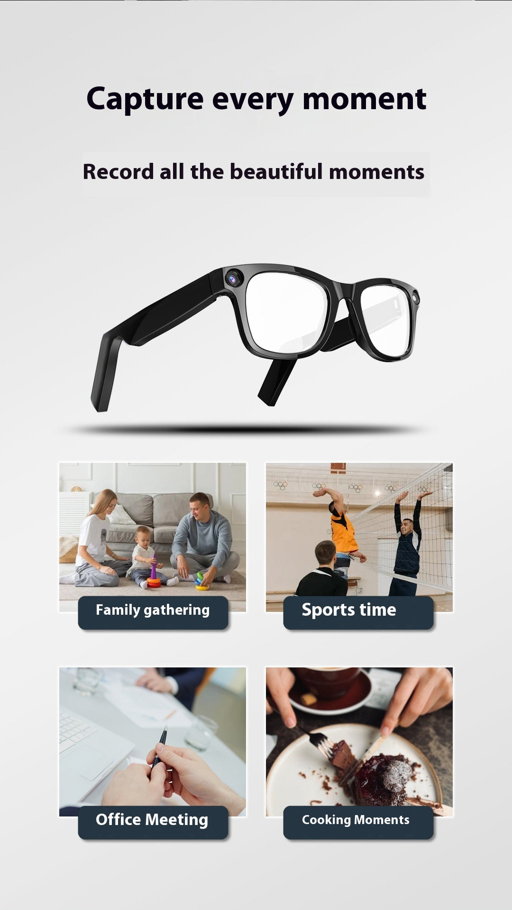 AI Camera Smart Glasses Abundance Forge