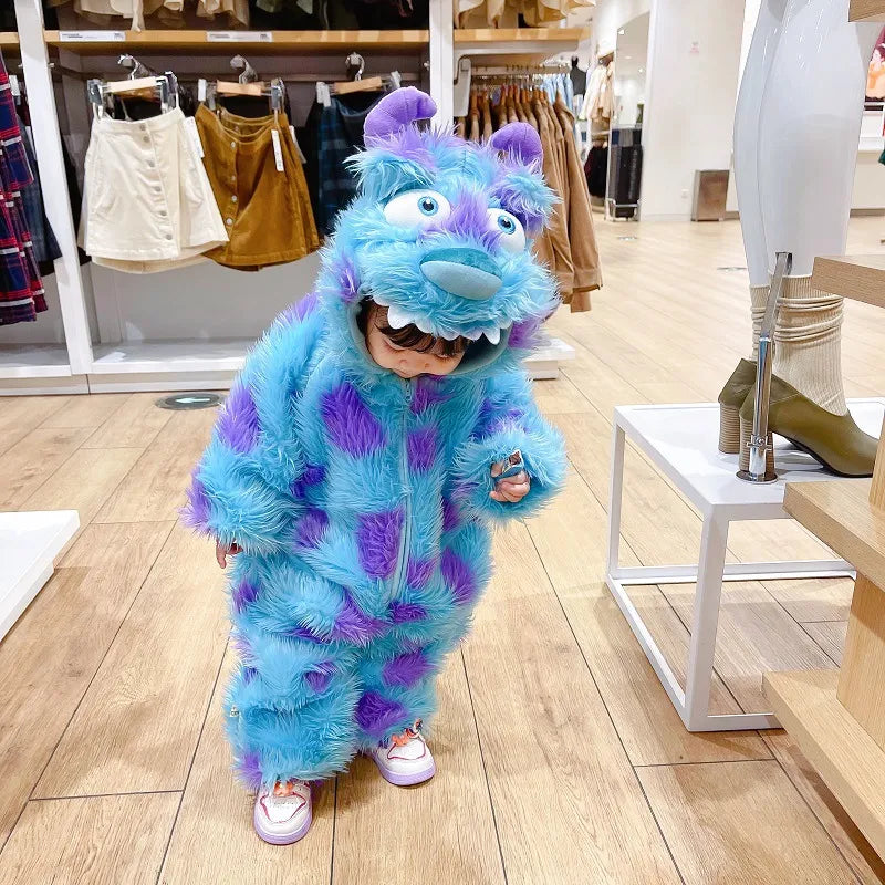 Cute Animal Baby Jumpsuit With Hooded Zipper Abundance Forge