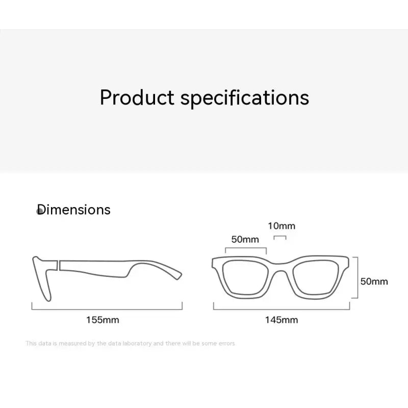 Smart Glasses Black Technology Headset Bluetooth Sunglasses Abundance Forge