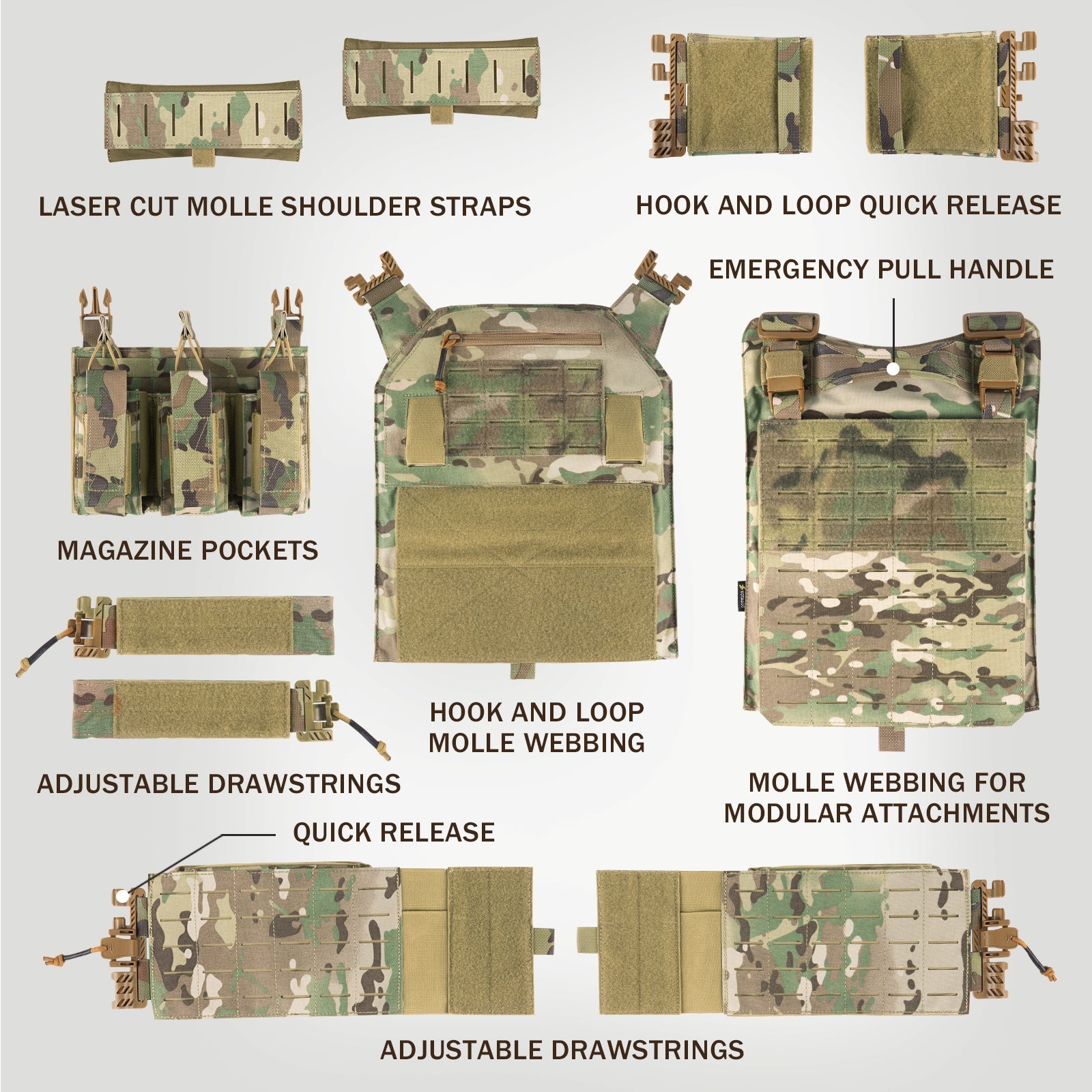 VOTAGOO® Tactical Military Vest