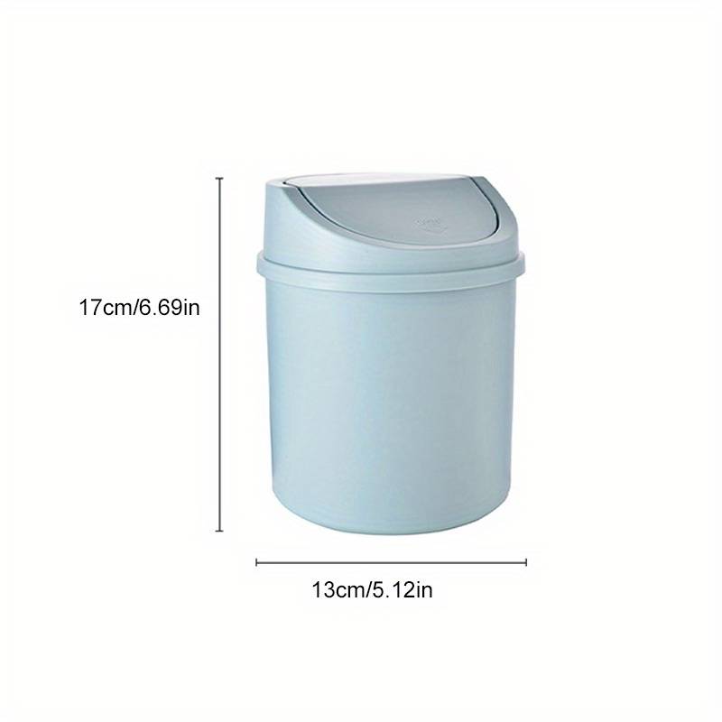 Mini Plastic Desktop Trash Can with Lid for Home Office Abundance Forge