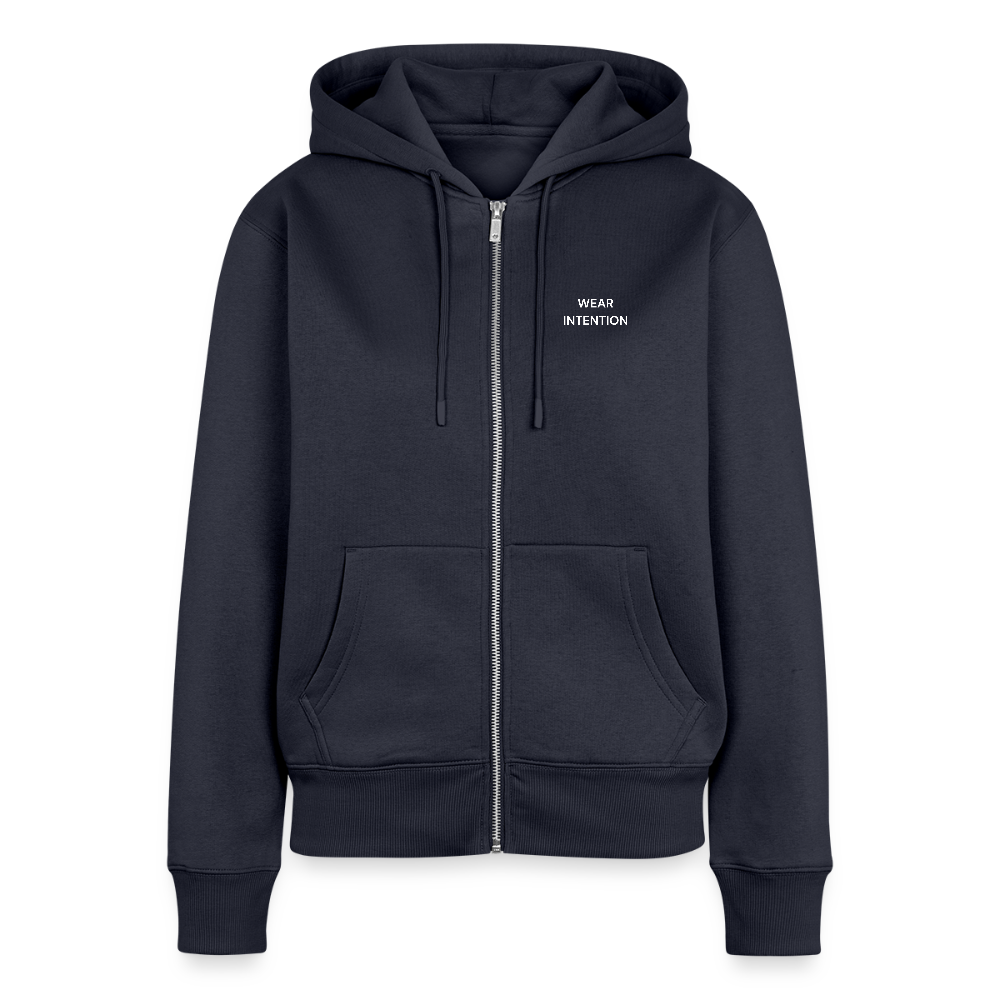 Wear Intention Women's Premium Organic Zip Hoodie