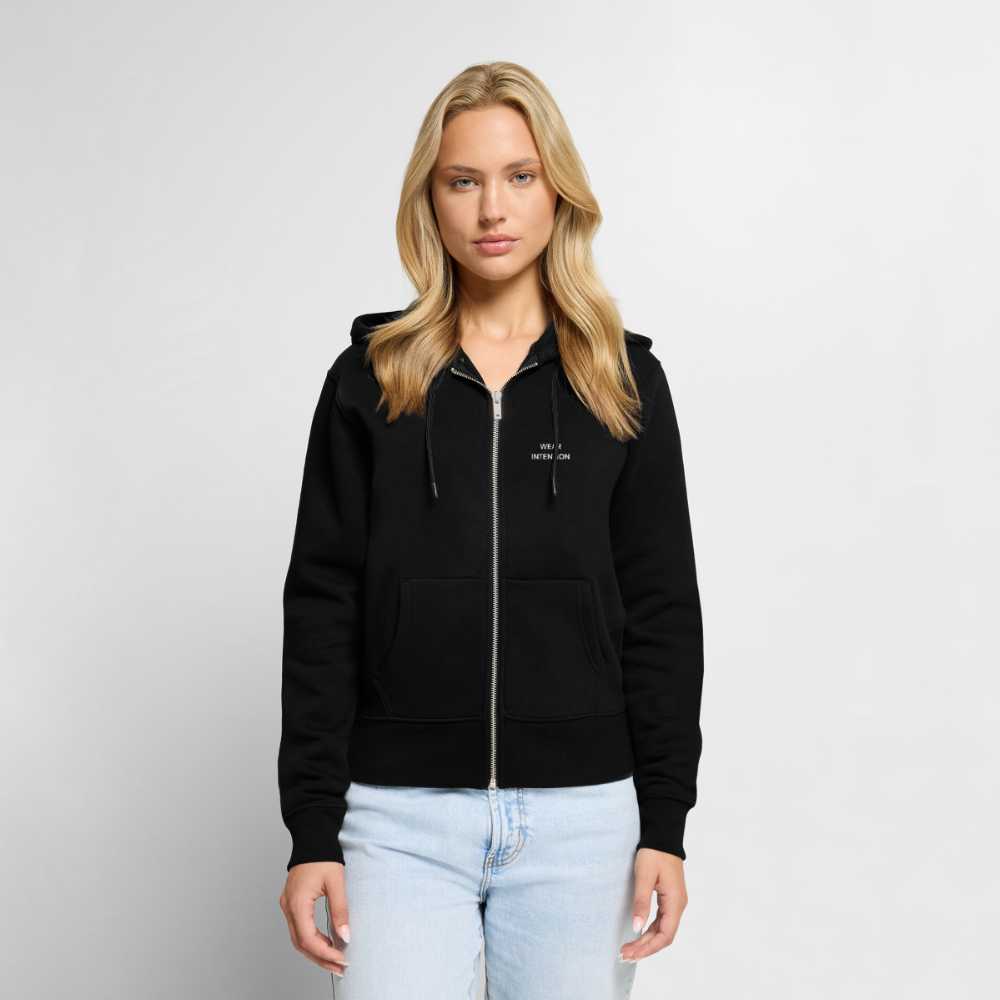 Wear Intention Women's Premium Organic Zip Hoodie