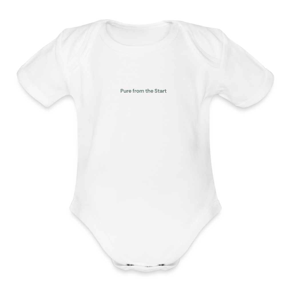 Pure from the Start Organic Short Sleeve Baby Bodysuit