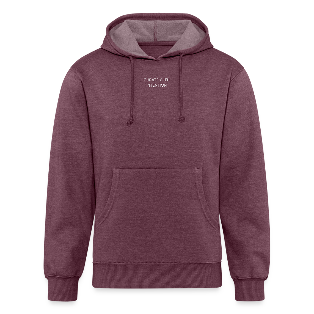 Curate with intention Unisex Organic Hoodie