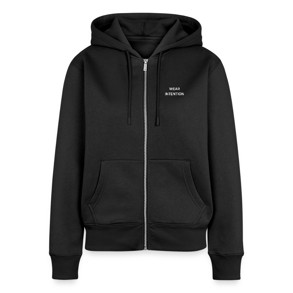 Wear Intention Women's Premium Organic Zip Hoodie