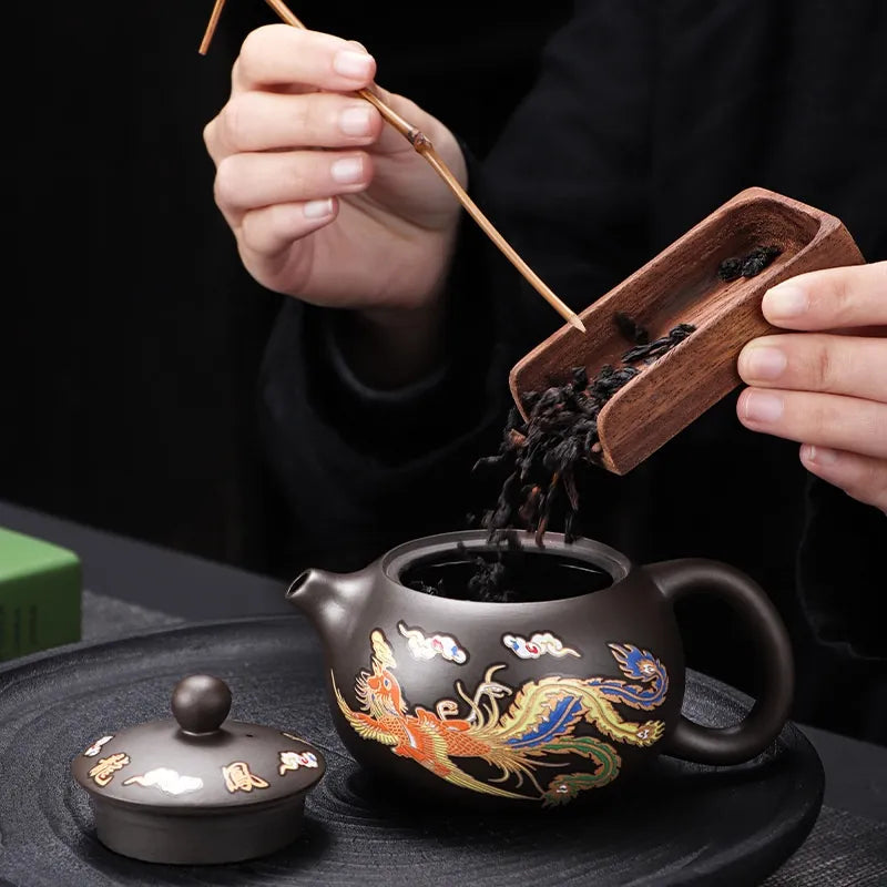 Color Changing Ceramic Teapot, Abundance Forge