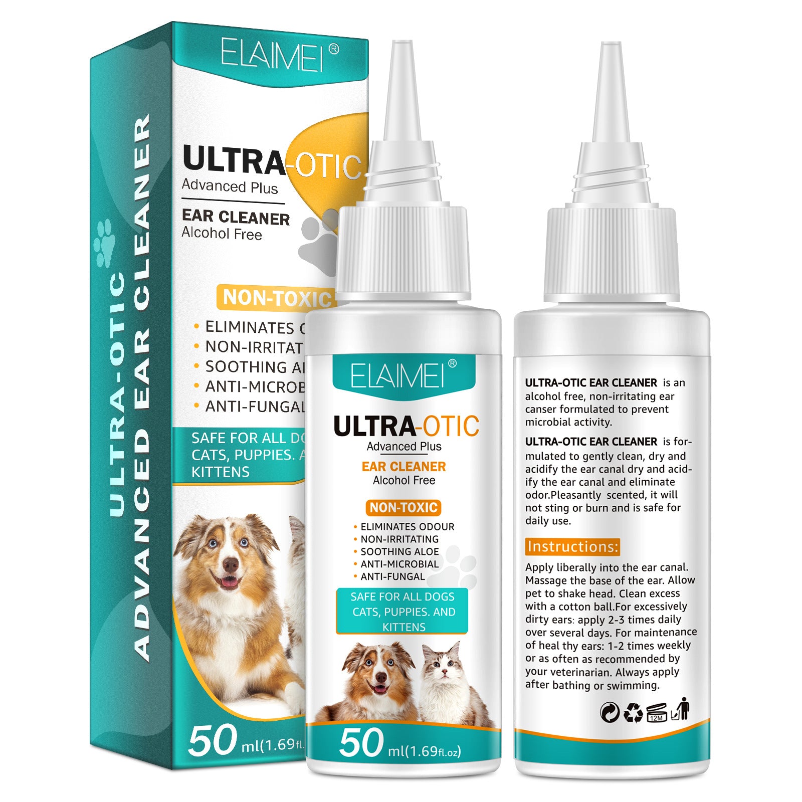 Pet Ear Cleaner 50ml Abundance Forge