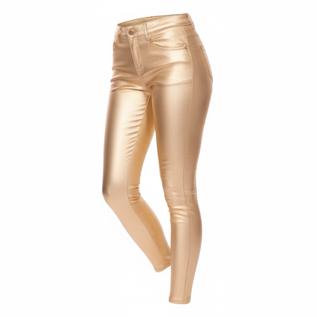 Skinny Leg Metallic Jeggings
