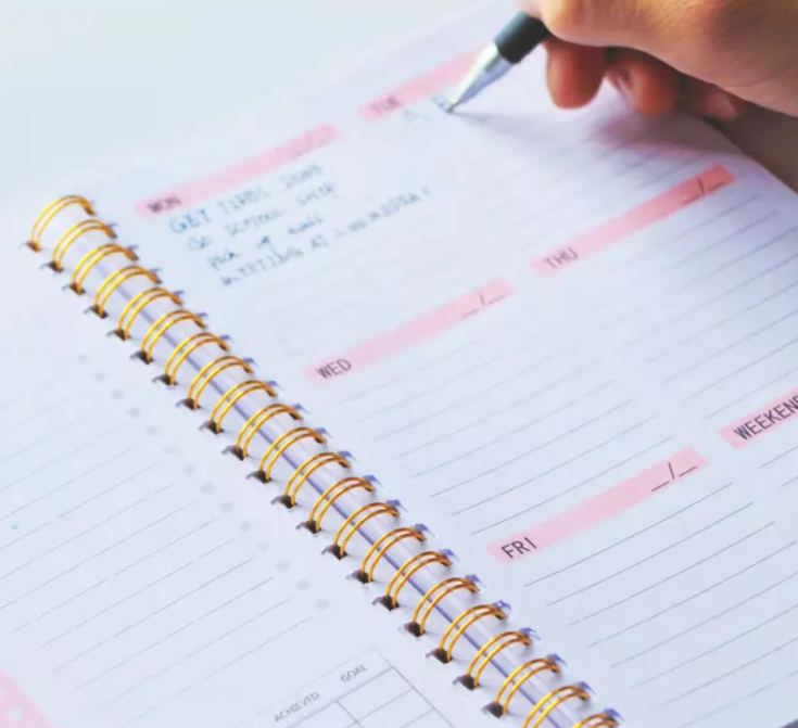 Agenda Planner Notebook Diary Abundance Forge