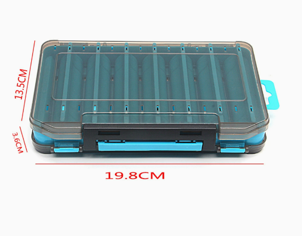 Durable Dual-Sided Fishing Tackle Box Abundance Forge