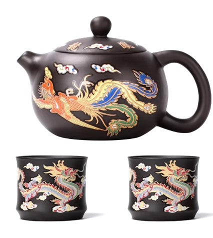 Color Changing Ceramic Teapot, Abundance Forge