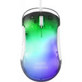 Mars Gaming MMGLOWW Gaming Egér 12800 DPI Optikai Fehér