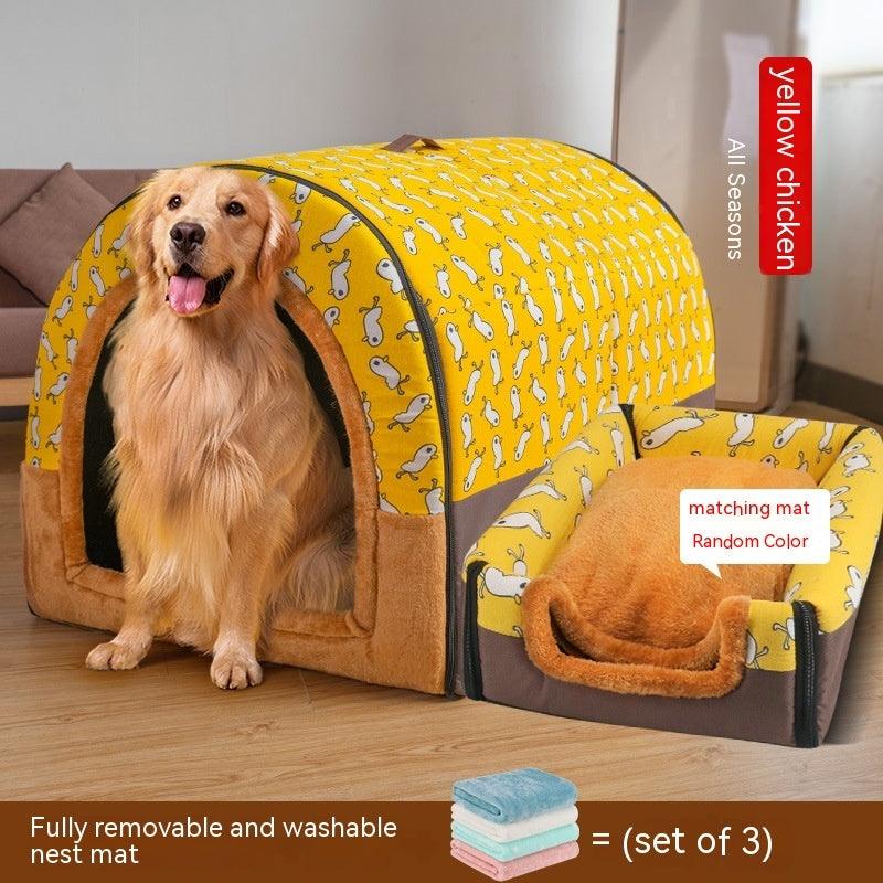 Large Dog House - Can Be Dismantled And Washed