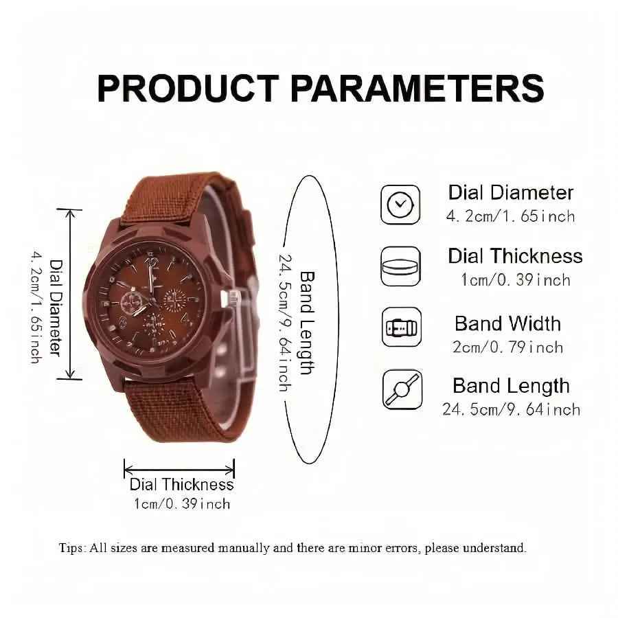 Men's Nylon Casual Sport Quartz Wrist Watch DailySale