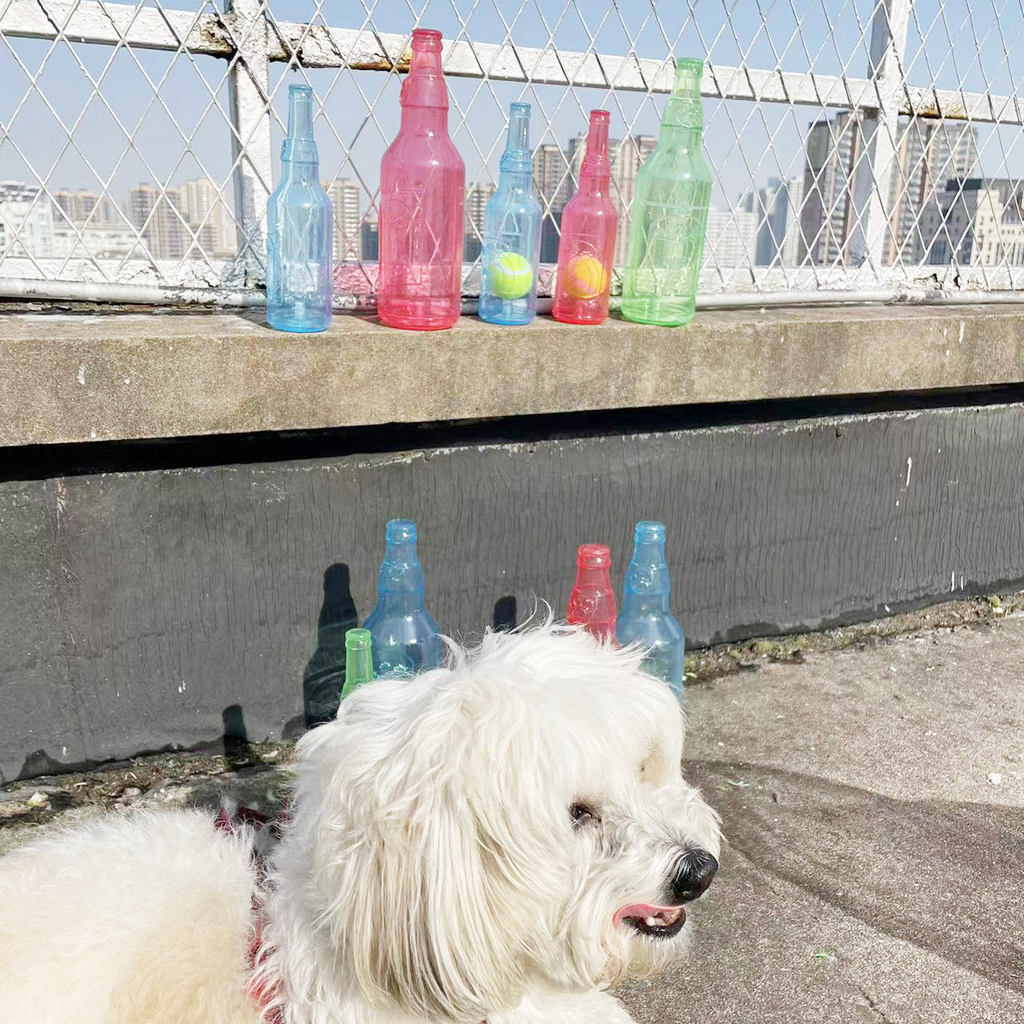 Pet TPR Tennis Bottle Toy Abundance Forge
