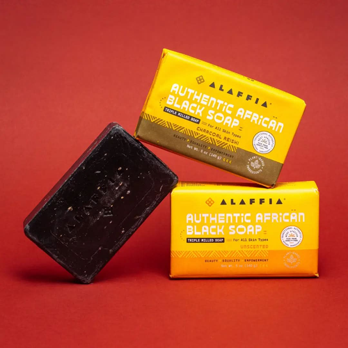 Authentic African Black Soap Triple Milled - Unscented - Abundance Forge