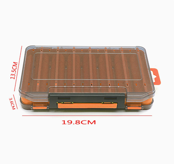 Durable Dual-Sided Fishing Tackle Box Abundance Forge