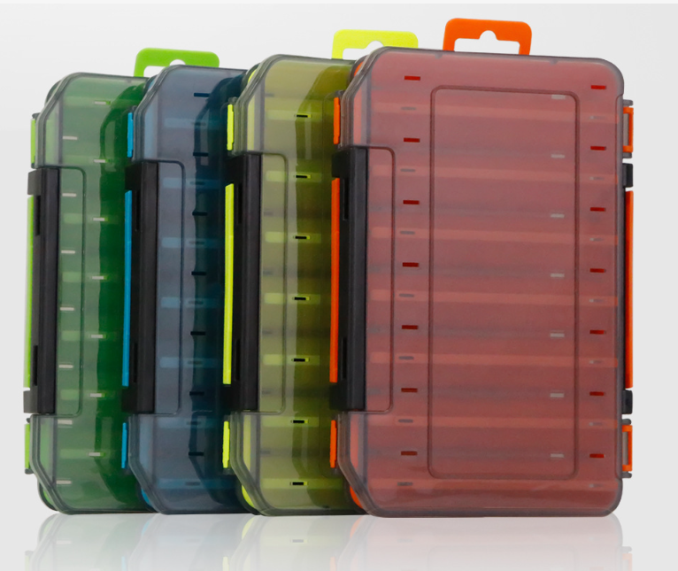 Durable Dual-Sided Fishing Tackle Box Abundance Forge