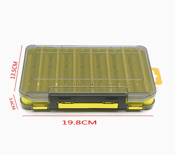 Durable Dual-Sided Fishing Tackle Box Abundance Forge