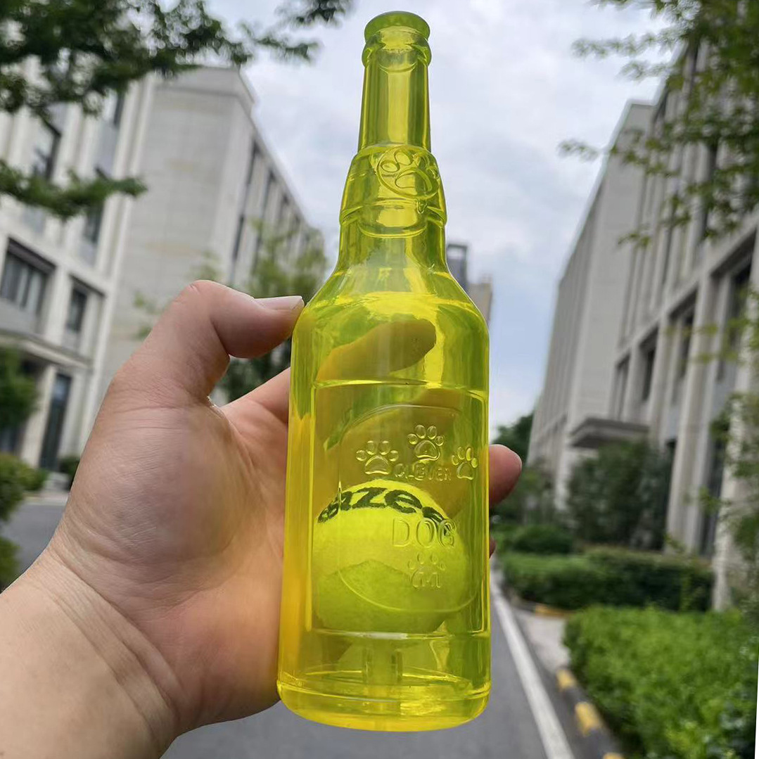 Pet TPR Tennis Bottle Toy Abundance Forge