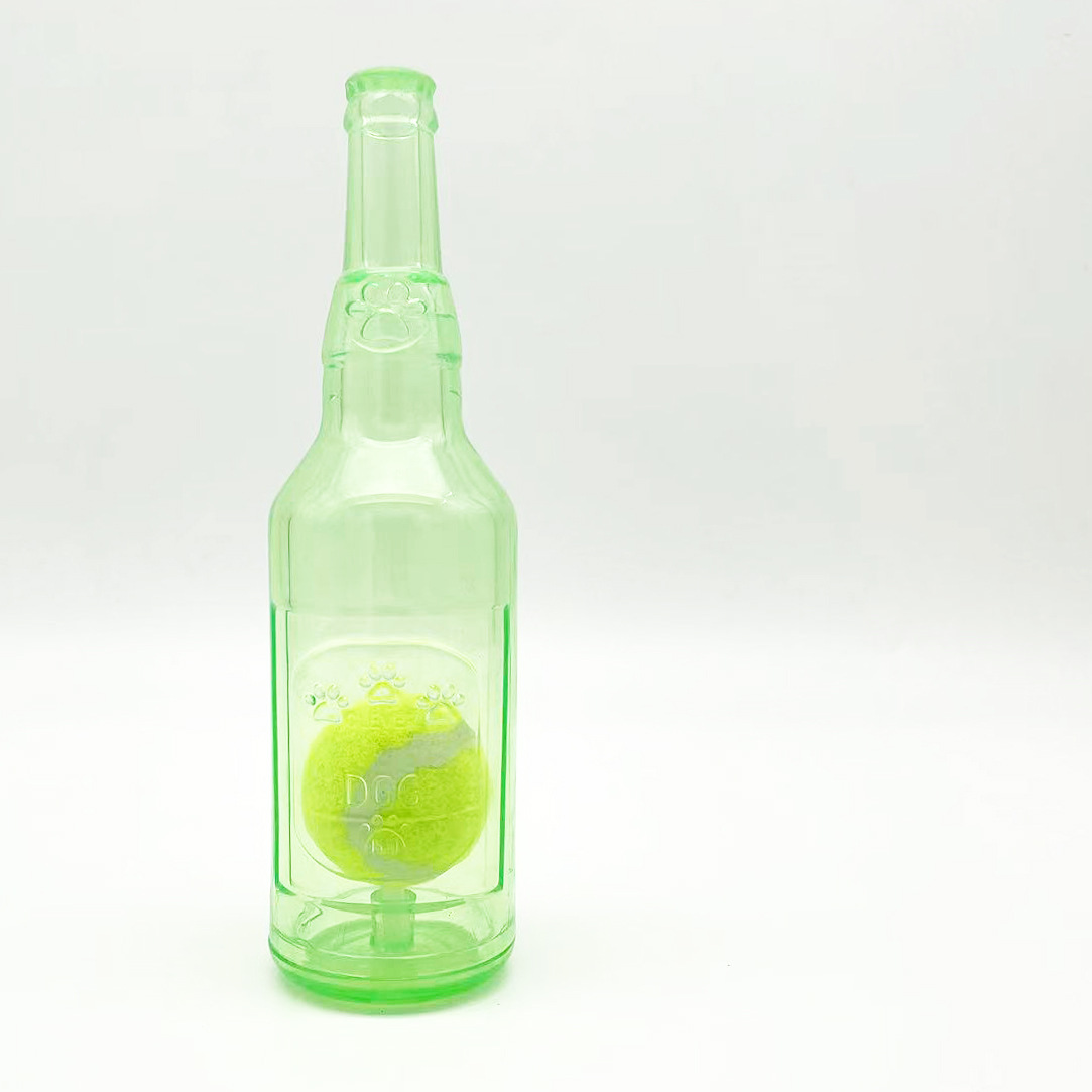 Pet TPR Tennis Bottle Toy Abundance Forge