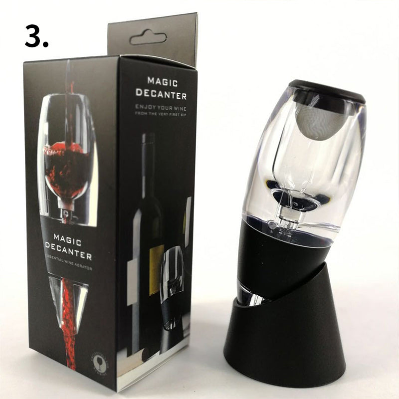Creative Wine Decanter and Pourer Abundance Forge