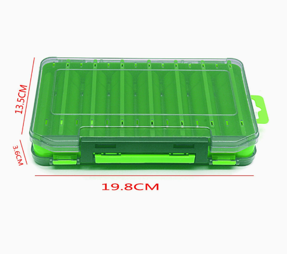 Durable Dual-Sided Fishing Tackle Box Abundance Forge