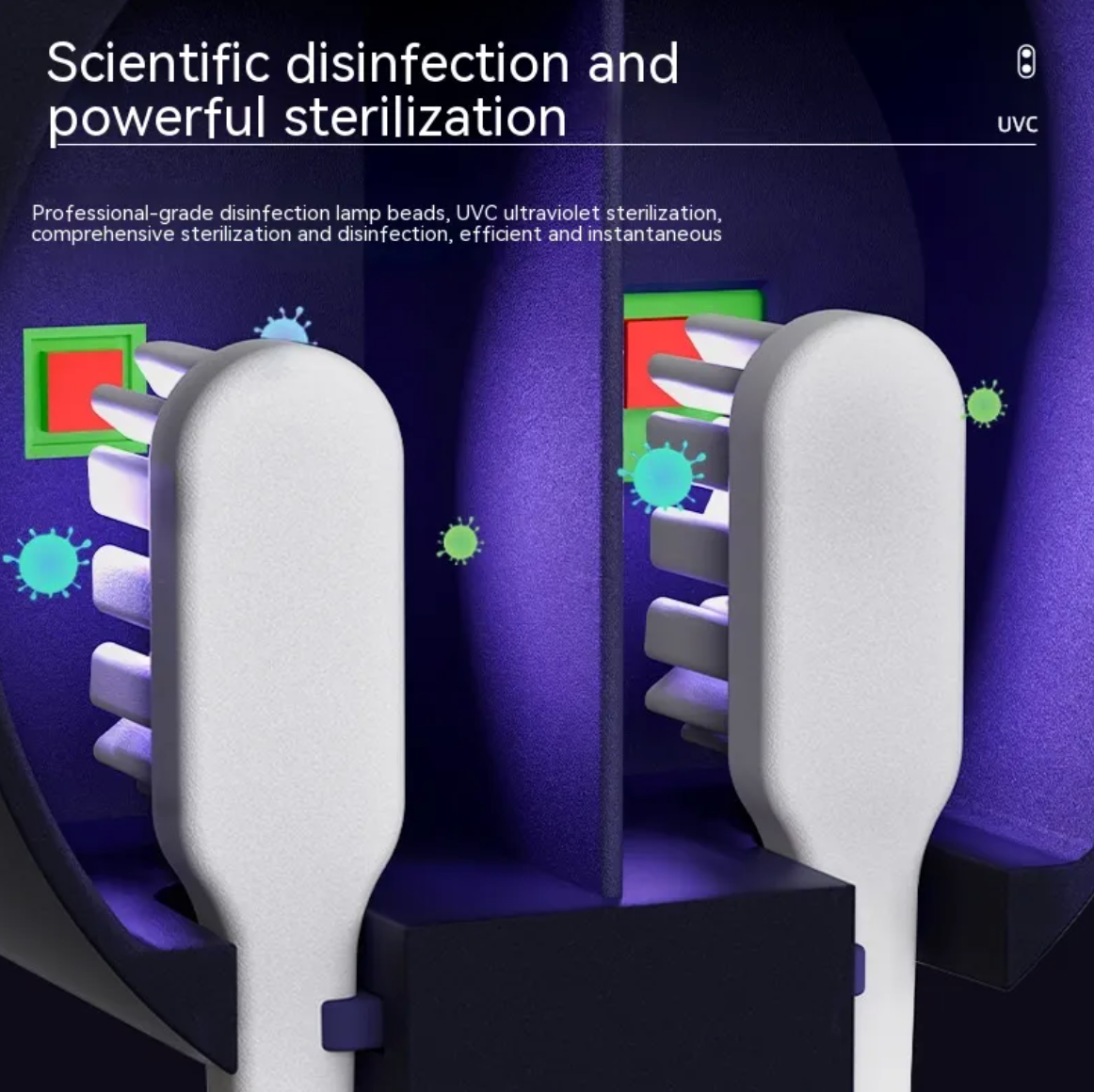 Portable UV Toothbrush Sanitizer Abundance Forge
