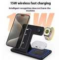 15W 3 In 1 LED Foldable Fast Wireless Charger Stand Abundance Forge