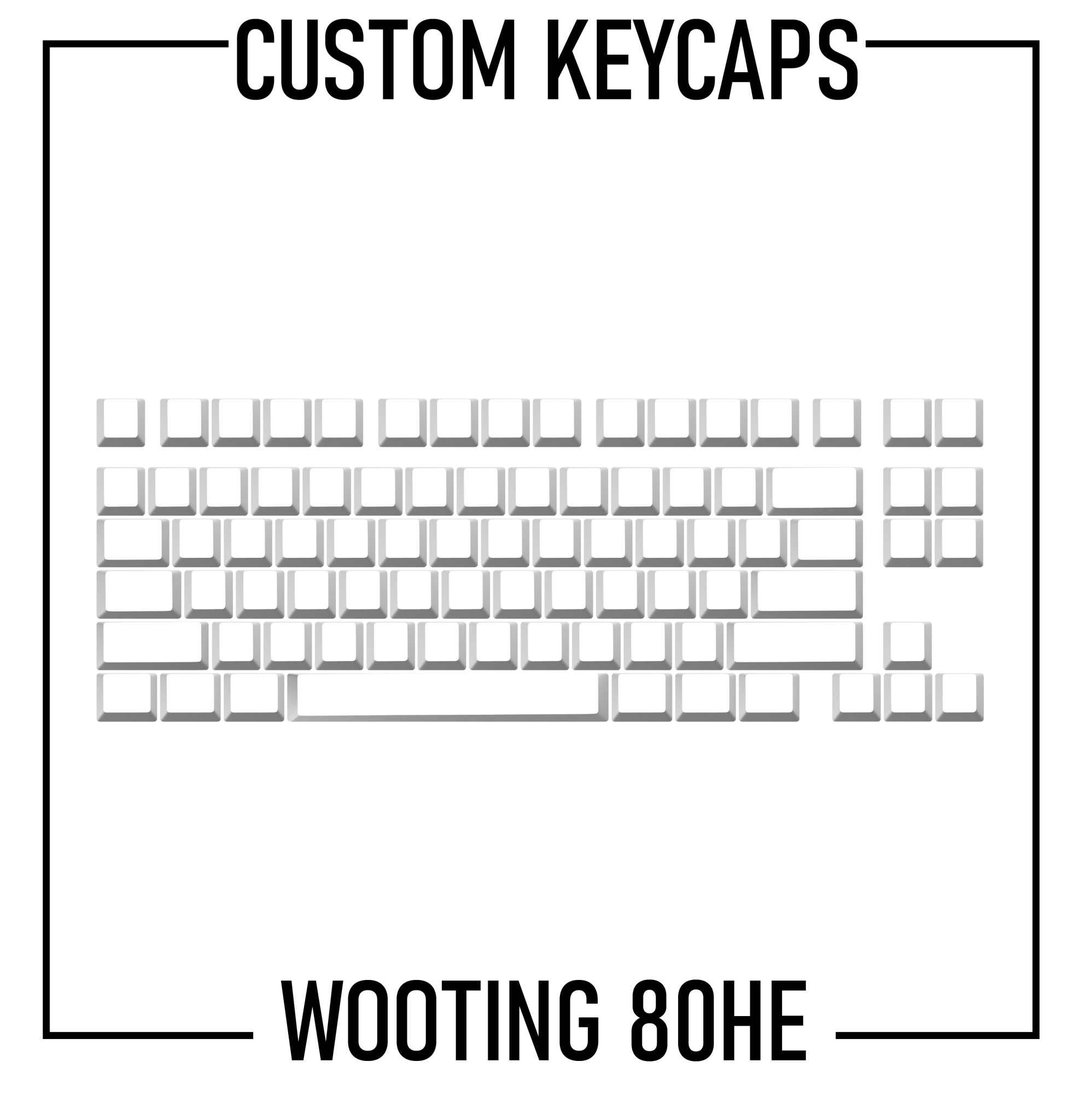 Design Studio - Wooting 80HE | Custom PBT Keycaps