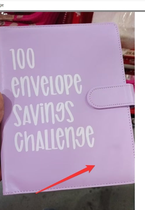 Envelope Challenge Binder Couple Challenge Event Cash Envelope Budget Notepad Abundance Forge
