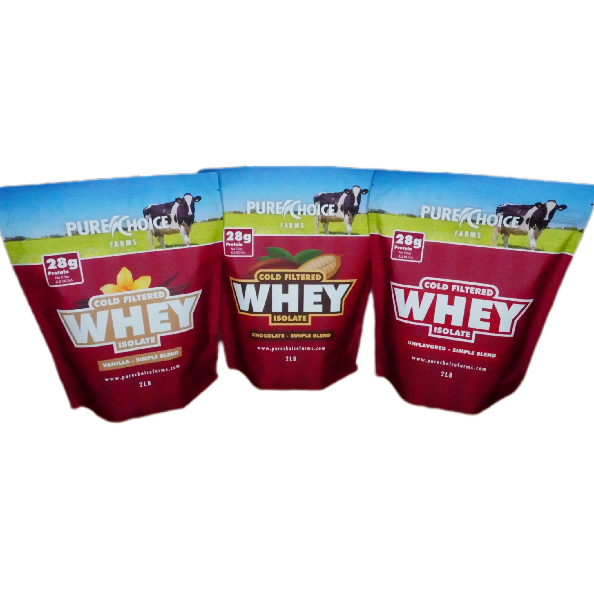 3 Flavor Whey Protein Isolate Combos - Abundance Forge