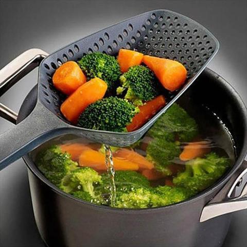 Plastic Water Strainer Spatula and Ice Shovel Abundance Forge