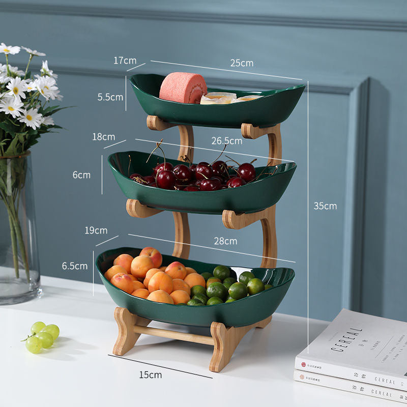 Multi-Layer Fruit Rack Abundance Forge