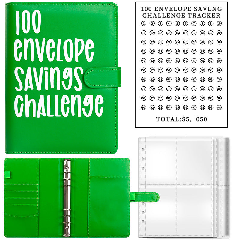 Envelope Challenge Binder Couple Challenge Event Cash Envelope Budget Notepad Abundance Forge