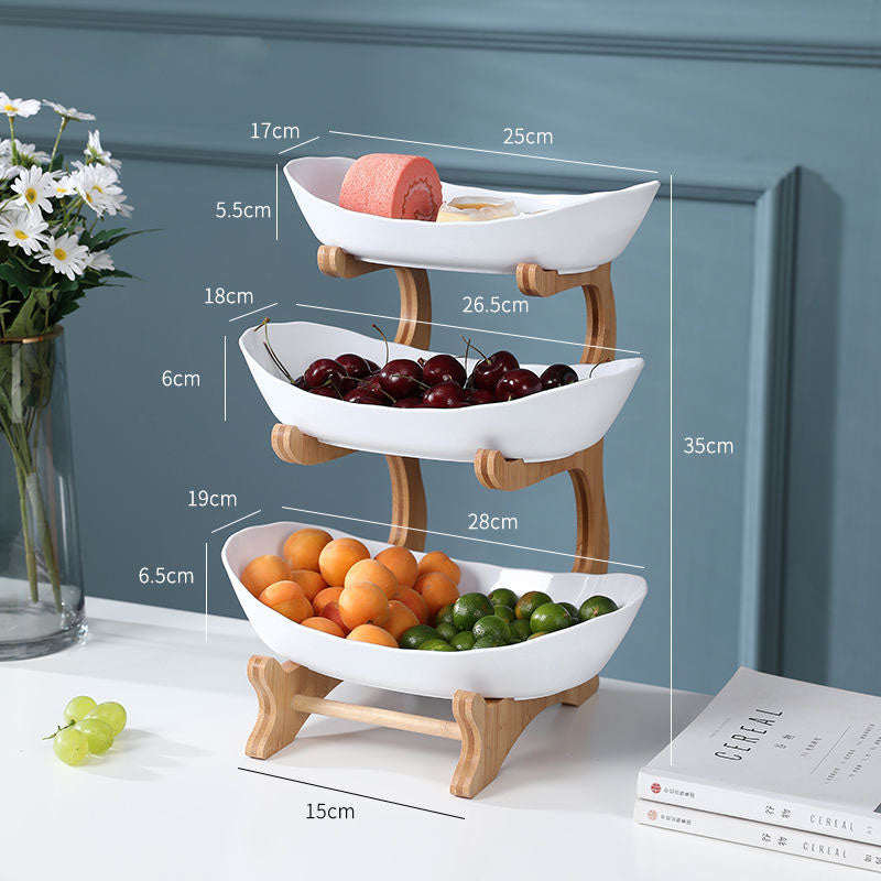 Multi-Layer Fruit Rack Abundance Forge