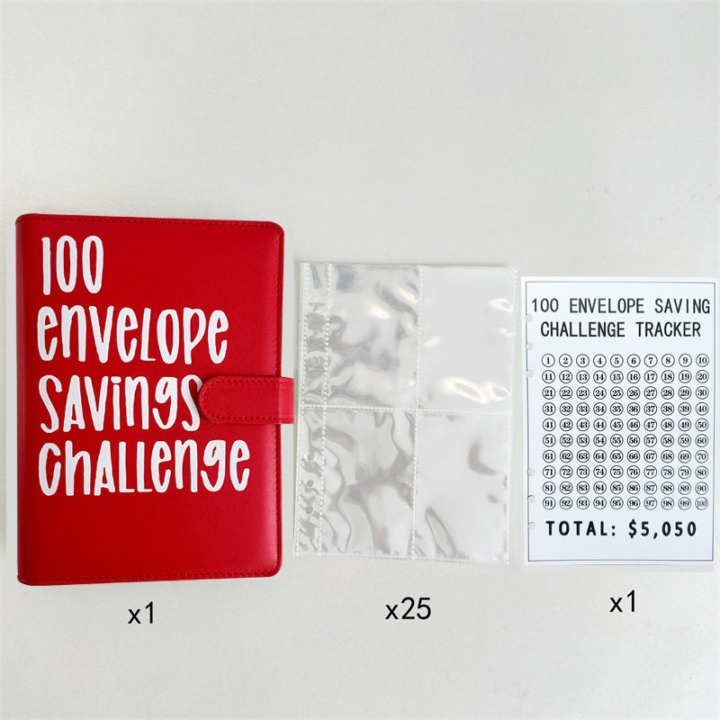 Envelope Challenge Binder Couple Challenge Event Cash Envelope Budget Notepad Abundance Forge