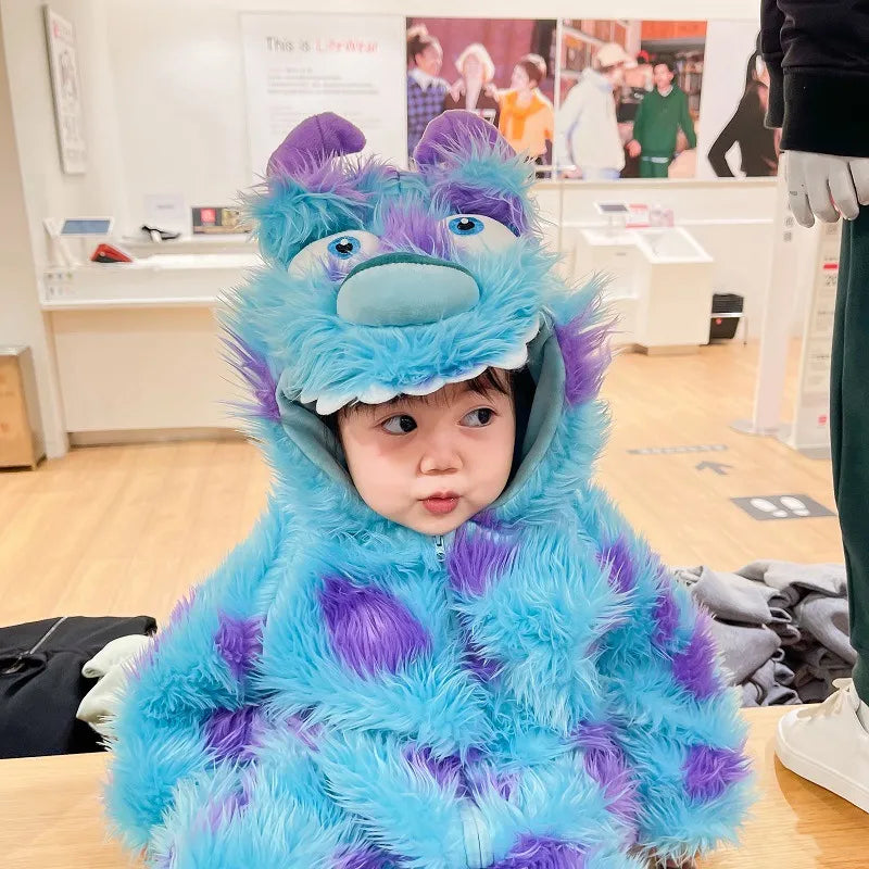 Cute Animal Baby Jumpsuit With Hooded Zipper Abundance Forge