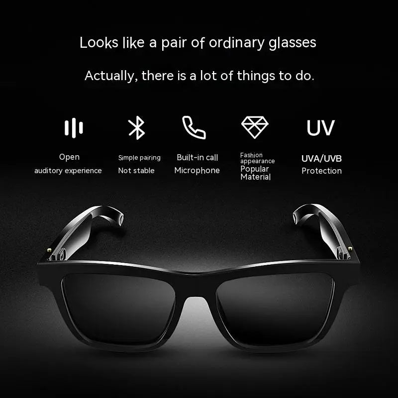 Smart Glasses Black Technology Headset Bluetooth Sunglasses Abundance Forge