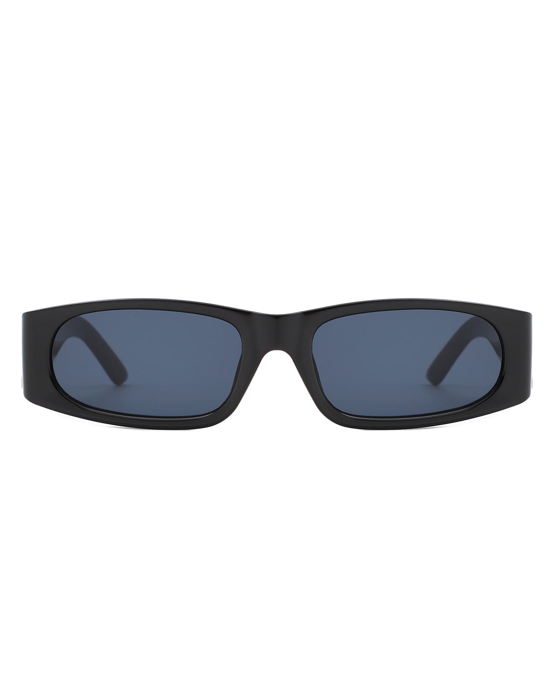 Talon - Rectangle Narrow Retro Square Fashion Sunglasses Gray Baobab