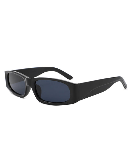 Talon - Rectangle Narrow Retro Square Fashion Sunglasses Gray Baobab