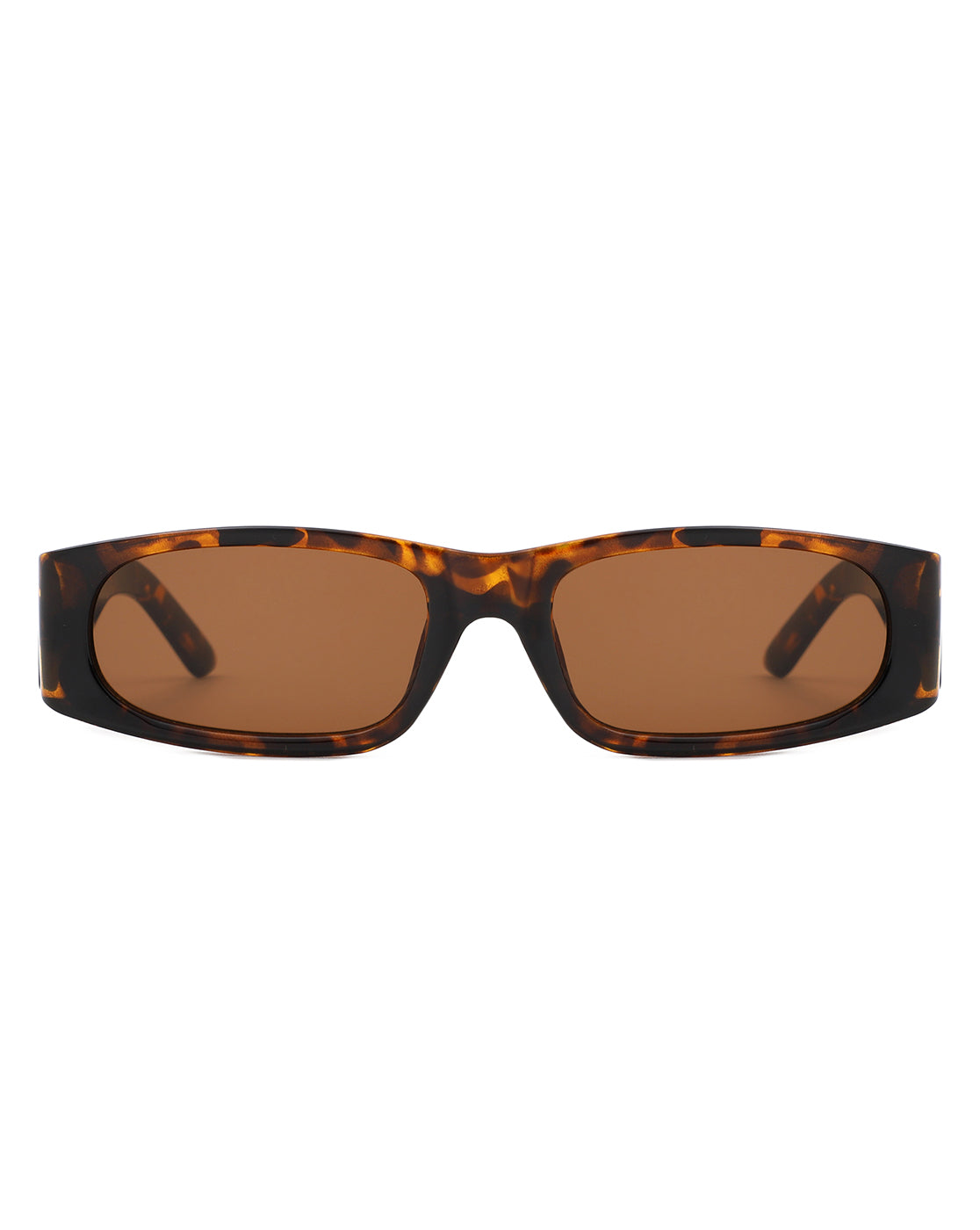 Talon - Rectangle Narrow Retro Square Fashion Sunglasses Gray Baobab