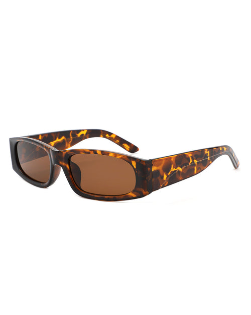 Talon - Rectangle Narrow Retro Square Fashion Sunglasses Gray Baobab