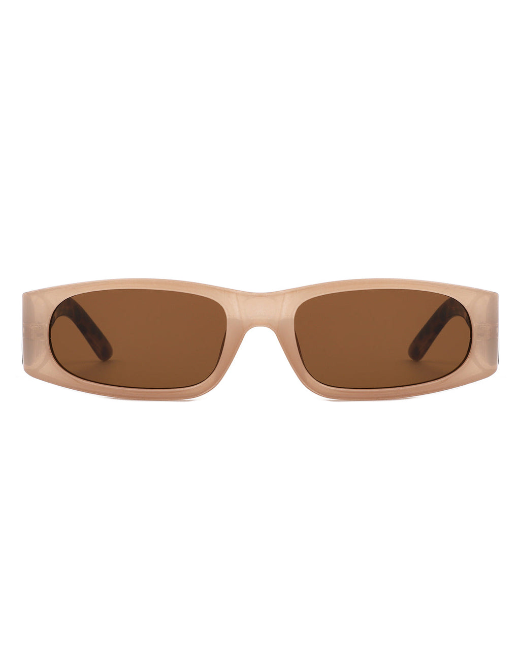 Talon - Rectangle Narrow Retro Square Fashion Sunglasses Gray Baobab