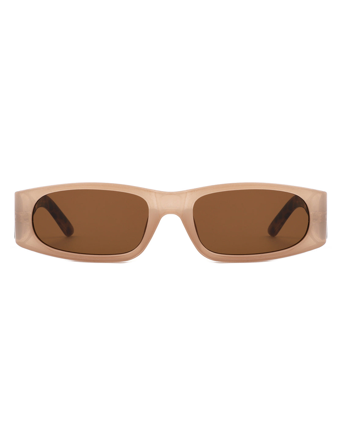 Talon - Rectangle Narrow Retro Square Fashion Sunglasses Gray Baobab