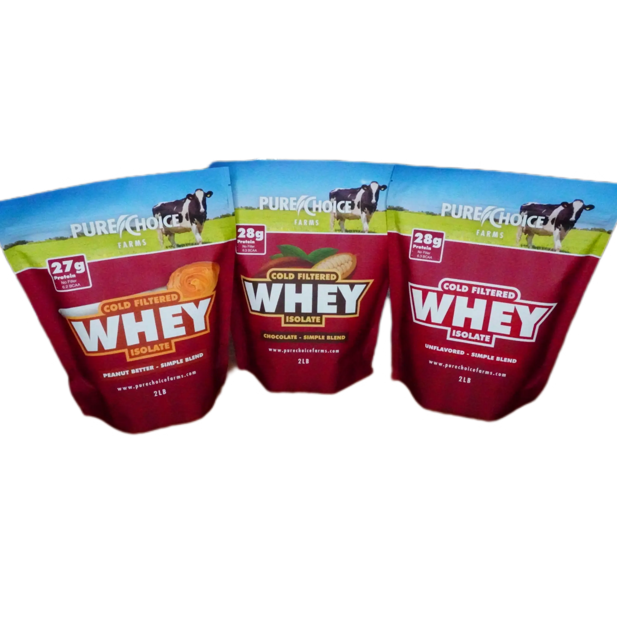 3 Flavor Whey Protein Isolate Combos - Abundance Forge
