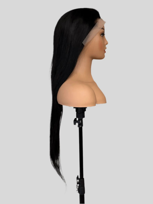 Boss Flow – Brazilian Straight Lace Front Wig (Natural Black) - Abundance Forge